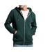 Sweat zippe capuche vert foncé homme superdry  essential - s-1