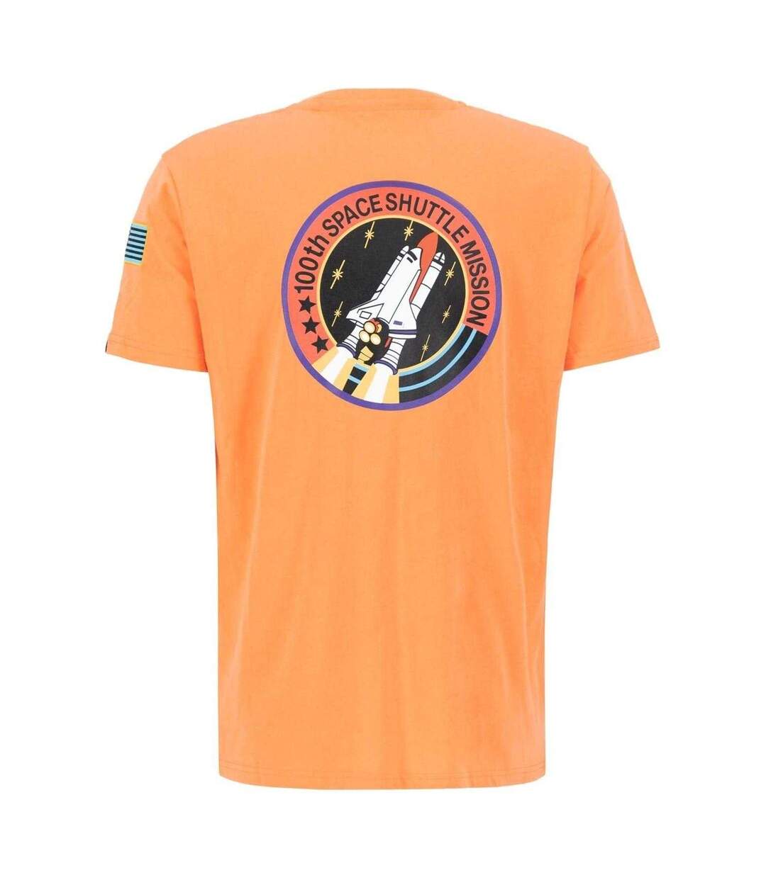 T-shirt Motif/style Navette Alpha Industries Homme Orange Clair NASA-2