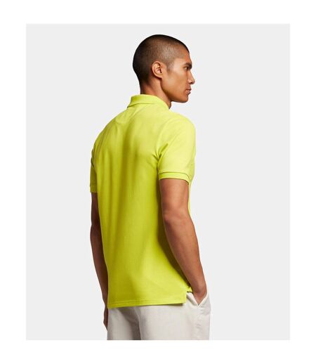 Polo Uni Homme Jaune Clair Lyle & Scott