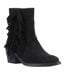 Womens/ladies Yankee Tassel Cowboy Boots Black Rocket Dog-1
