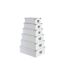 Set de 6 Boîtes de Rangement Uni 48cm Blanc