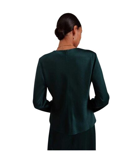 Haut Manches Longues Femme Vert Foncé Ted Baker