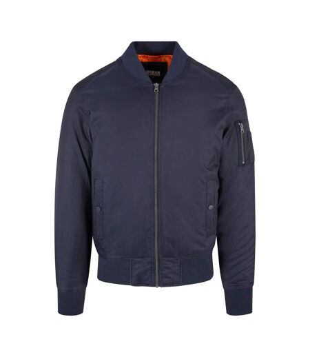 Mens basic bomber jacket navy Urban Classics