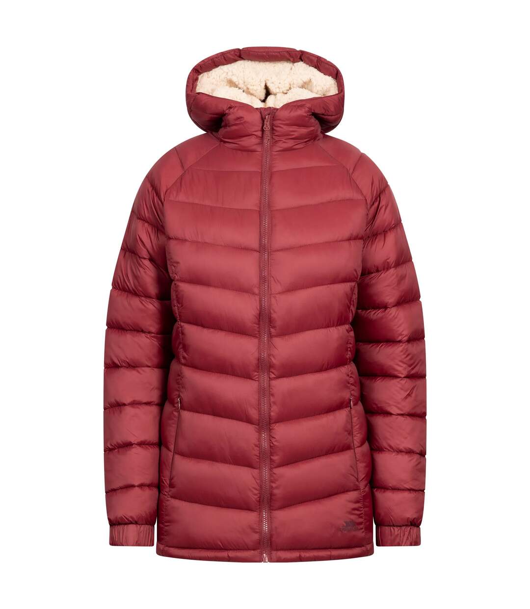 Doudoune Matelassée Kaleena Femme Marron Rouge Trespass-2