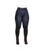 Unisex Adult Valloria Denim Look Horse Riding Tights Navy HYCONIC-1