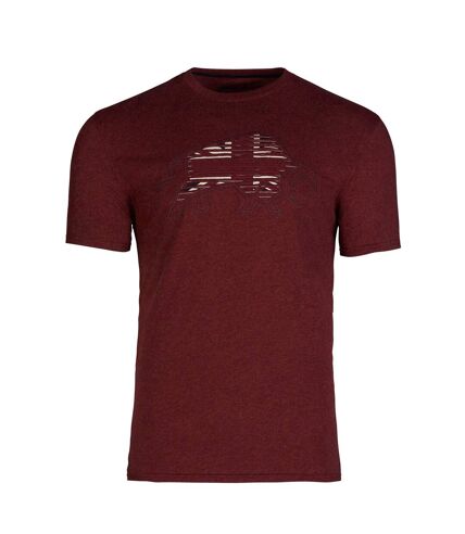 T-shirt homme bordeaux Raging Bull