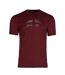 T-shirt homme bordeaux Raging Bull