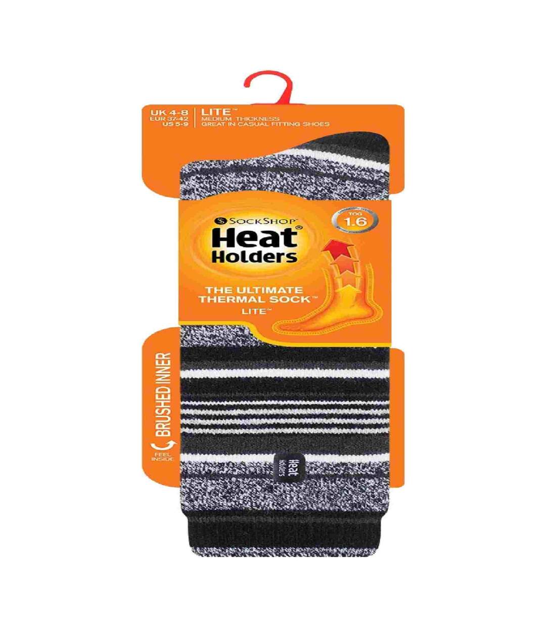 Ladies Thin Extra Long Patterned Lightweight Thermal Socks-2