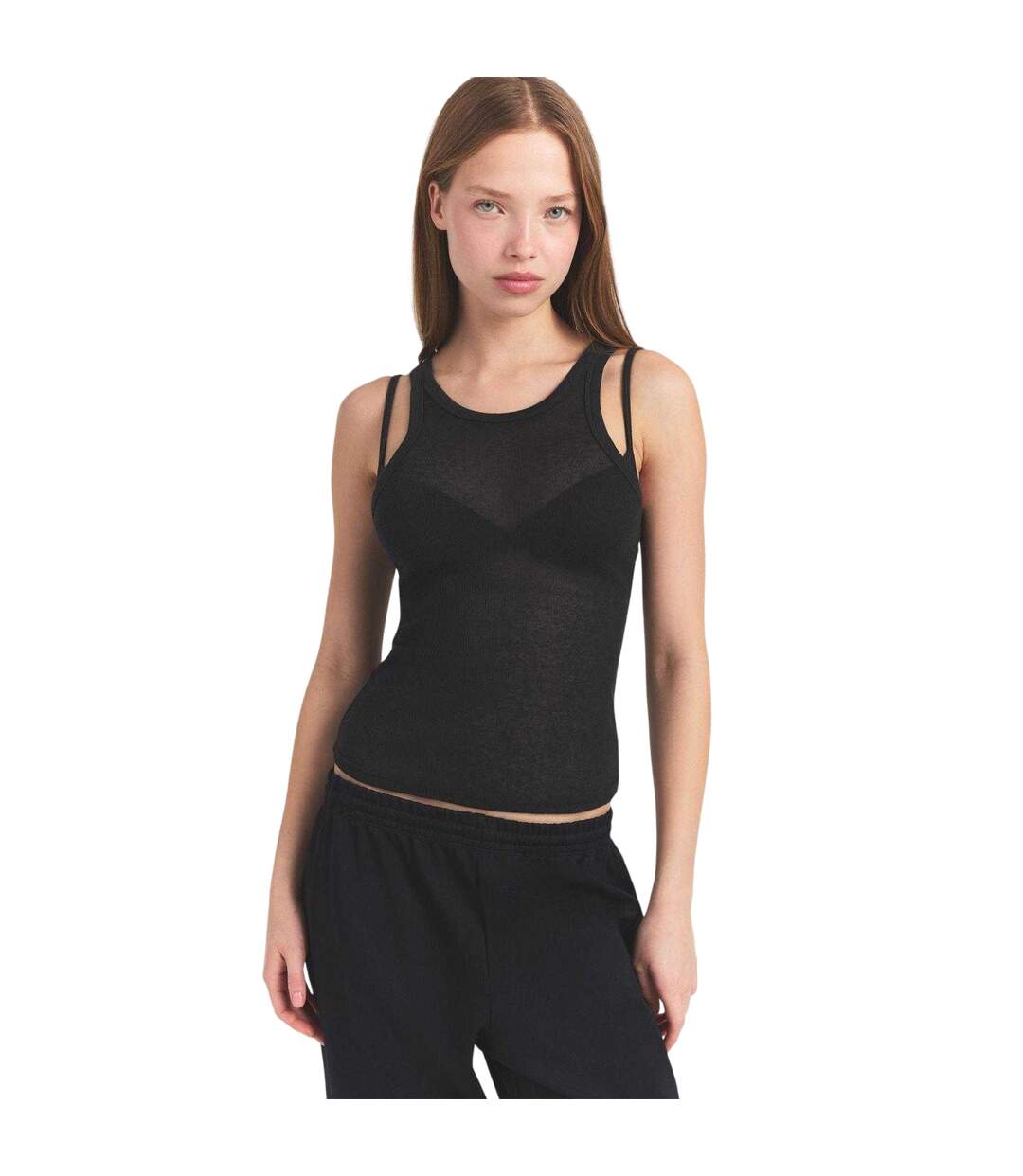Débardeur Motif/style Uni Femme Gris Suie Skims-4