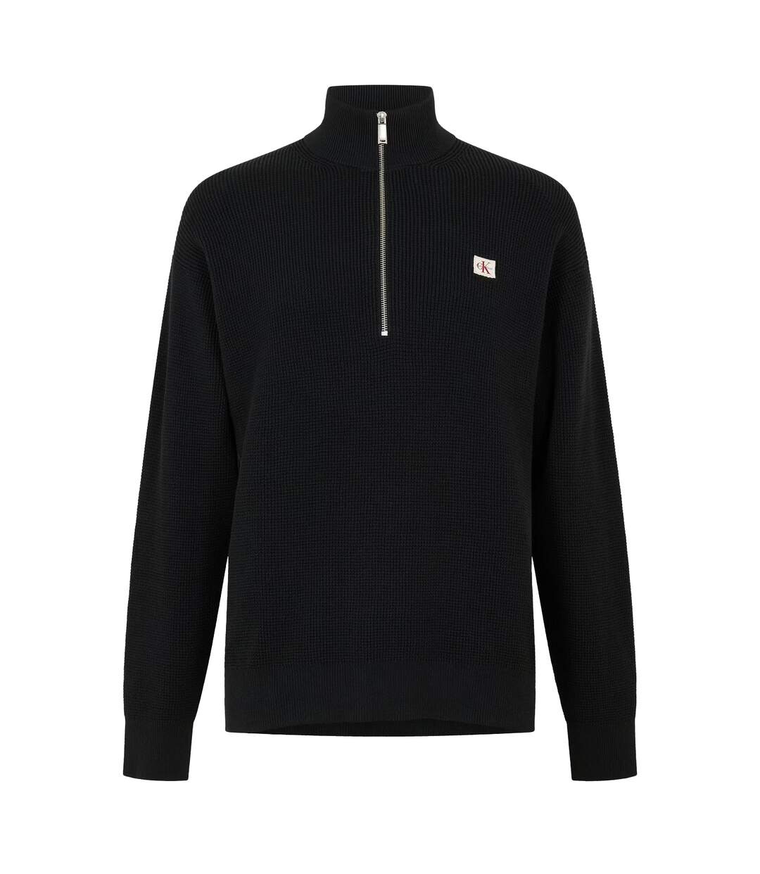 Pull Motif/style Tricoté Homme Noir Calvin Klein-1