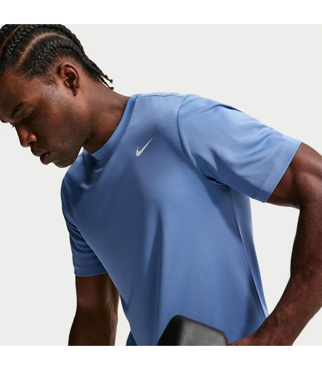 T-shirt Motif/style Swoosh Homme Bleu Indigo Gris Bleu Foncé Nike-3