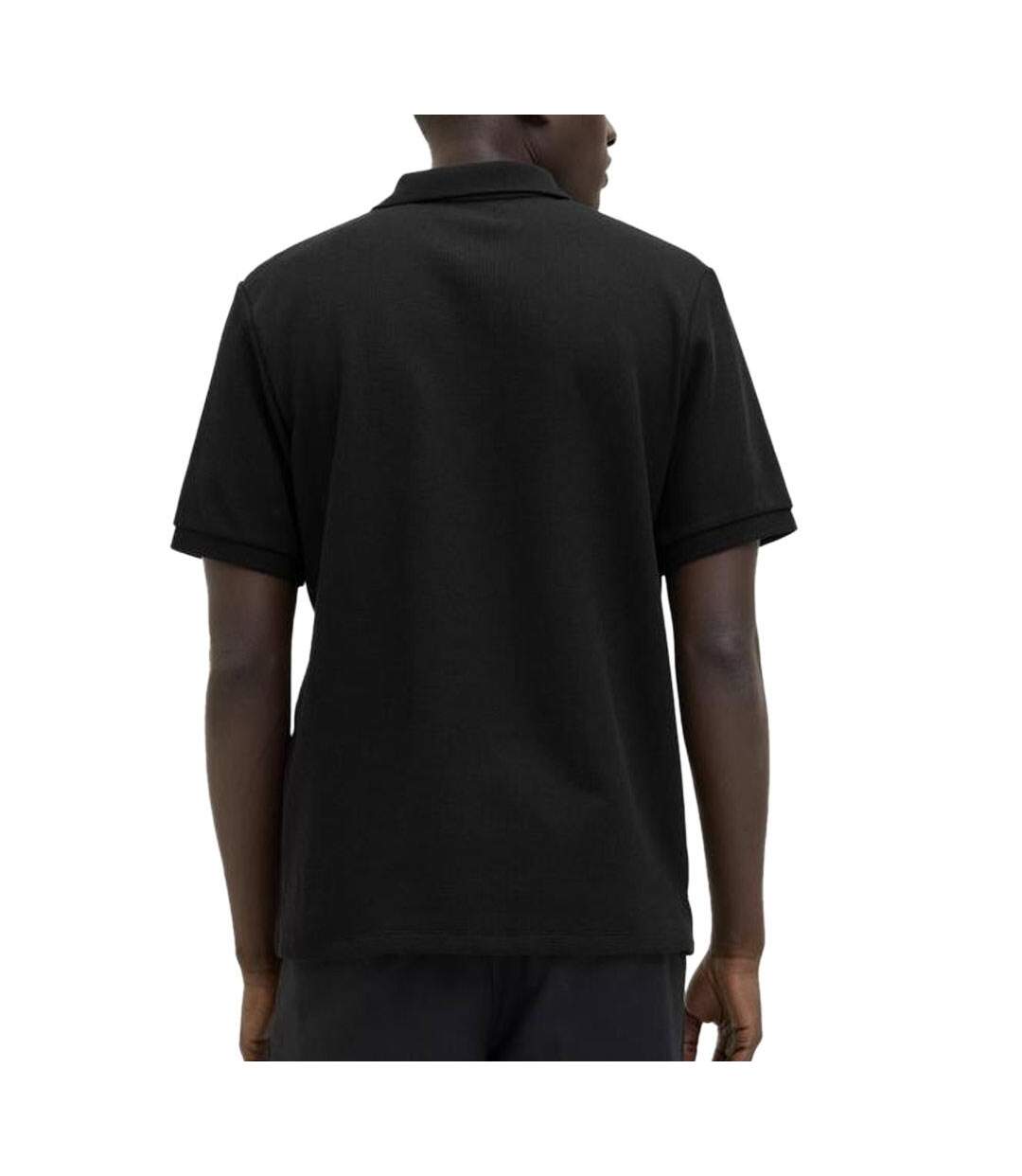 Polo noir homme jack & jones austin-2
