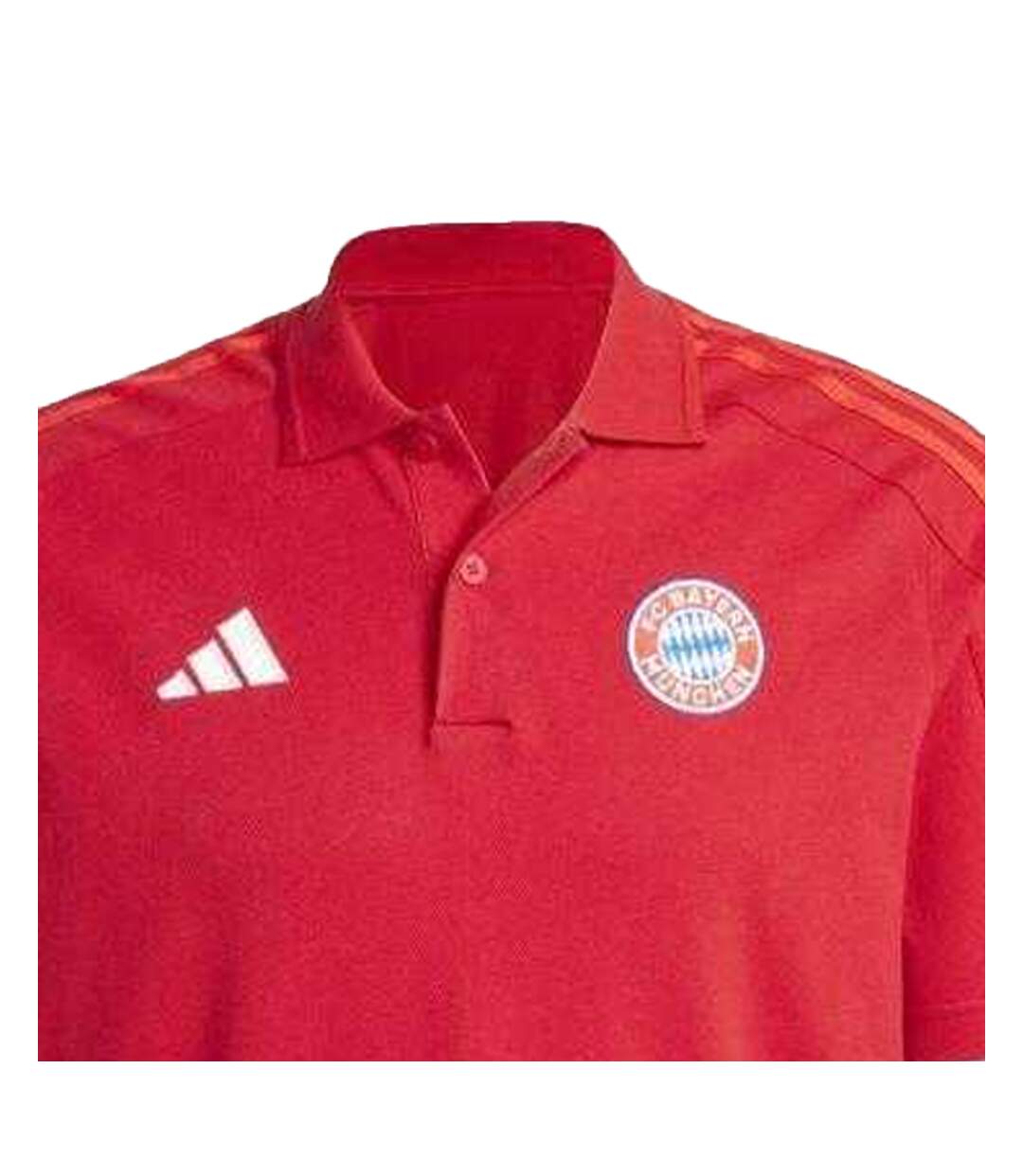 Polo Bayern Munich Homme Rouge Adidas-3