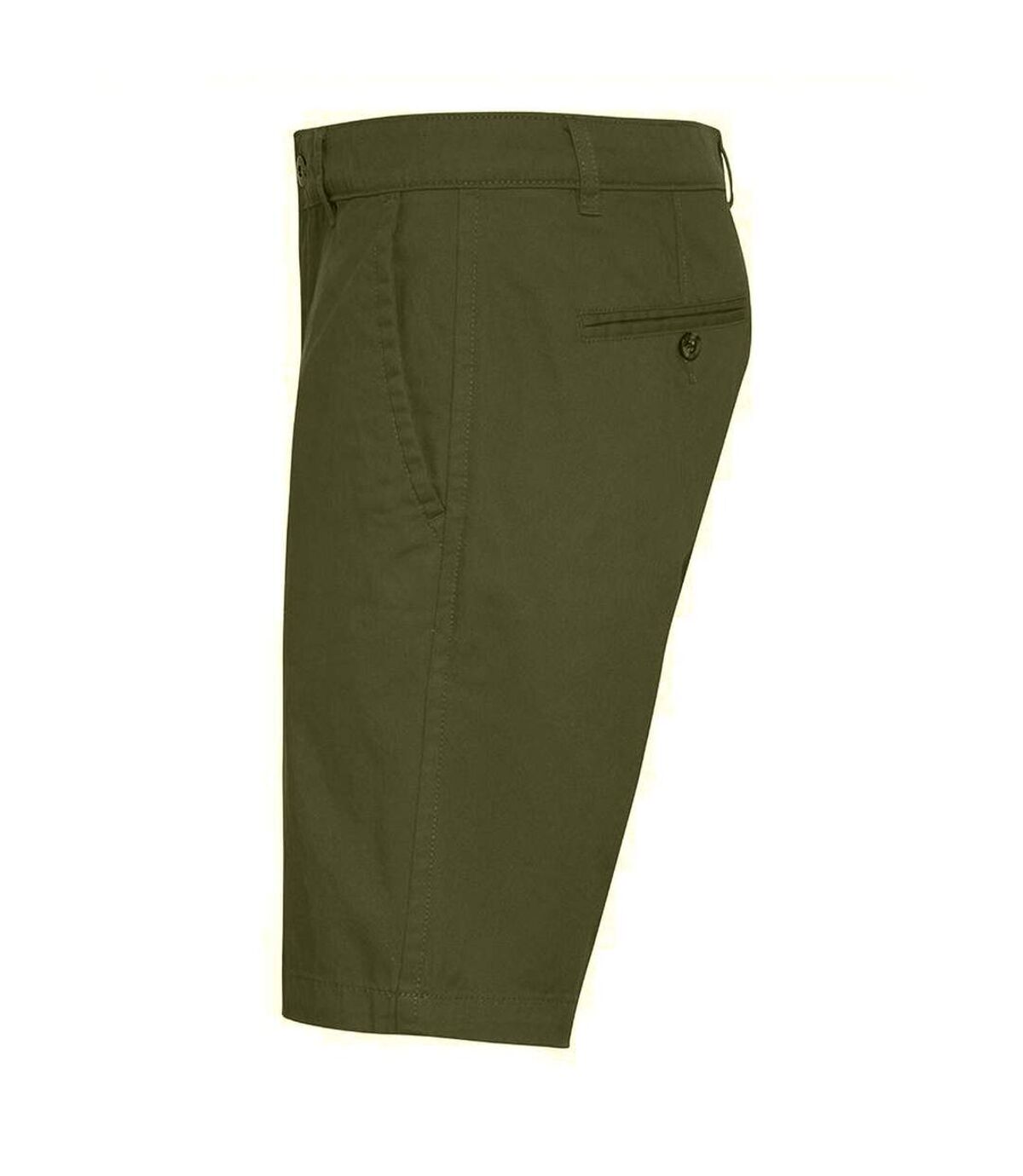 Asquith & Fox Mens Casual Chino Shorts (Olive)