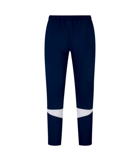 Umbro Mens Total Training Knitted Sweatpants (Navy/White) - UTUO1658