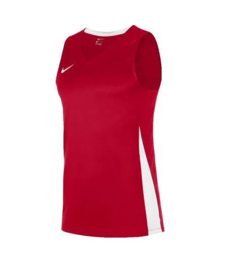 Mens Team V Neck Basketball Jersey University Red White Nike