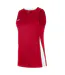 Mens Team V Neck Basketball Jersey University Red White Nike-3