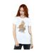 Disney Princess - T-shirt BELLE FILLED SILHOUETTE - Femme (Blanc) - UTBI42569