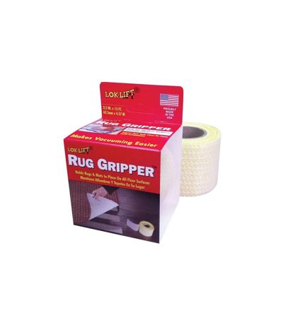 Lok-lift rug gripper tape roll 2.5'' x 15' / 63.5mm x 4.47m one size one colour Universal Textiles