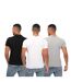 Pack Of 3  Mens Otto T-shirt  Black Grey White Ben Sherman-2