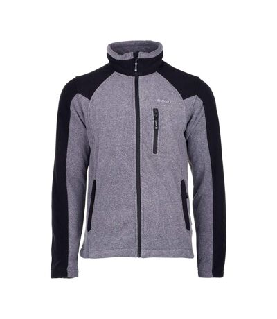 Veste Polaire Monar Homme Gris Chiné Noir Hi-Tec