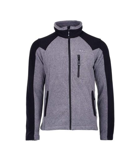 Veste Polaire Monar Homme Gris Chiné Noir Hi-Tec