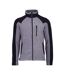 Veste Polaire Monar Homme Gris Chiné Noir Hi-Tec-1