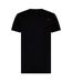 Mens Portville T-shirt Black Crosshatch-2