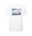 T-shirt Motif/style Imprimé Au Dos Throwback Homme Blanc Hurley-3