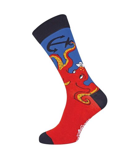 Chaussettes Rigolote Poisson | Soctopus | Respirant Coton Chaussettes Fantaisie