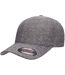 Casquette De Baseball Gris Foncé Chiné Flexfit-3