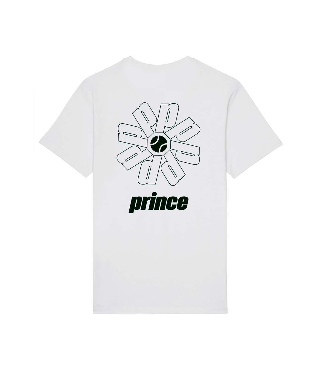 T-shirt topspin adulte blanc Prince