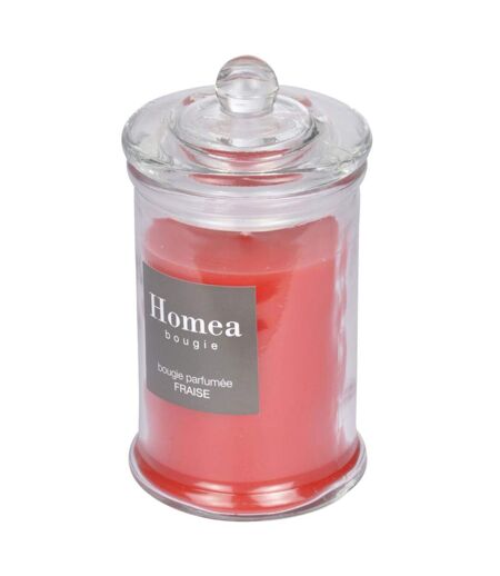 Bougie Parfumée Bocal Essentiel 15cm Fraise