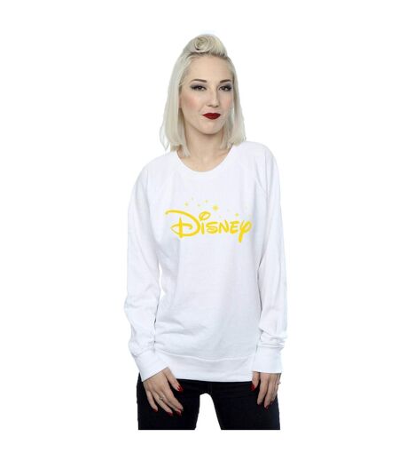Disney Sweat-shirt Womens/Ladies Logo Stars (Blanc) - UTBI27140