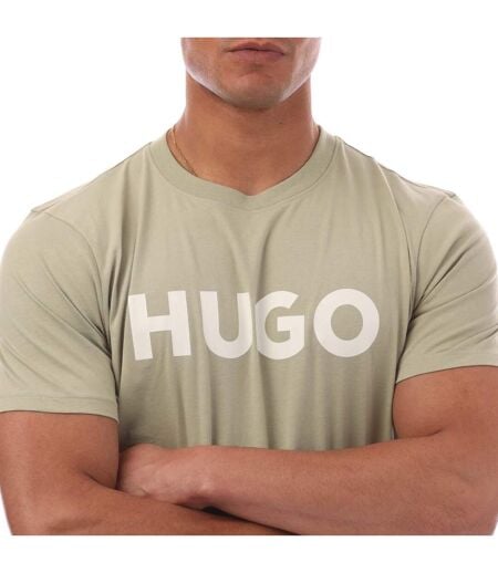T-shirt Dulivio Homme Vert Hugo