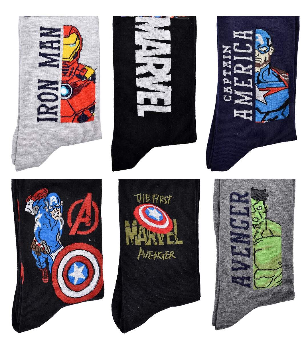 Chaussettes AVENGERS Pack de 6 Paires-3