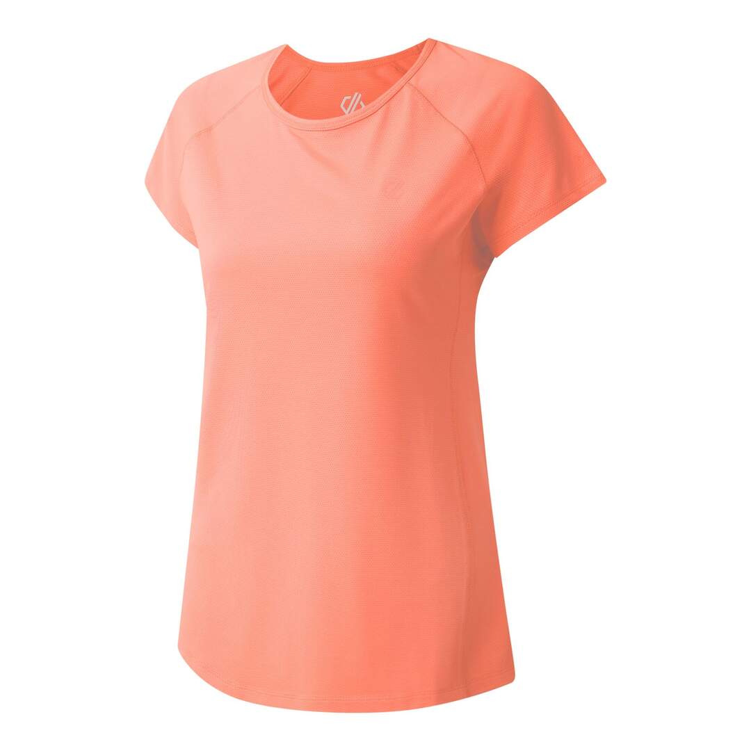 T-shirt de sport corral femme pêche foncée Dare 2B-3