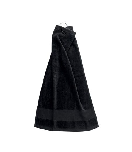 Hitowgo cotton golf towel one size black MidOcean