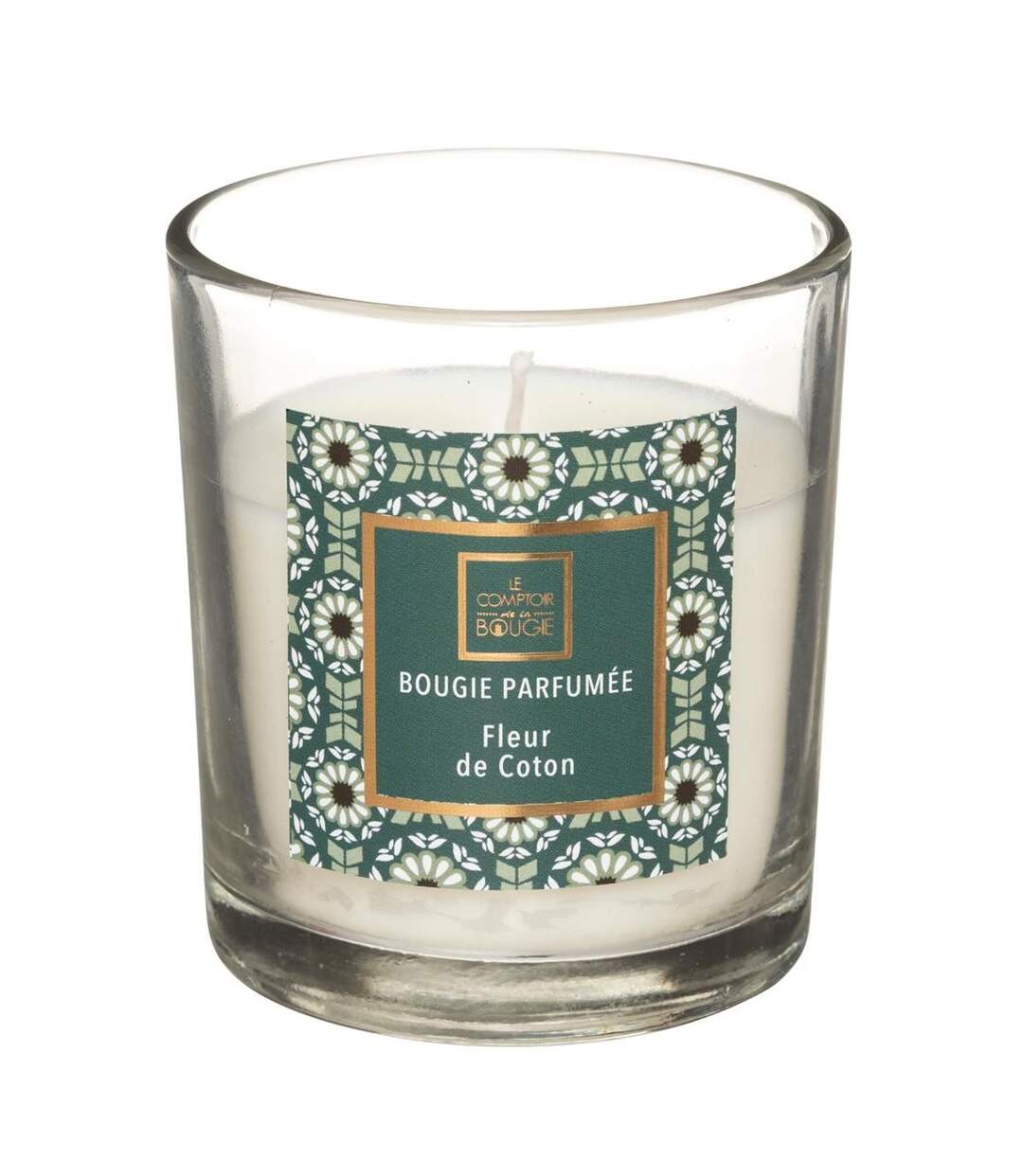 Bougie Parfumée en Verre Neda 8cm Fleur de Coton-1