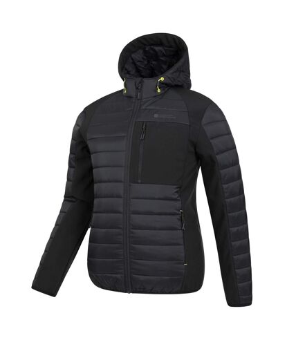 Doudoune matelassée turbine homme noir Mountain Warehouse