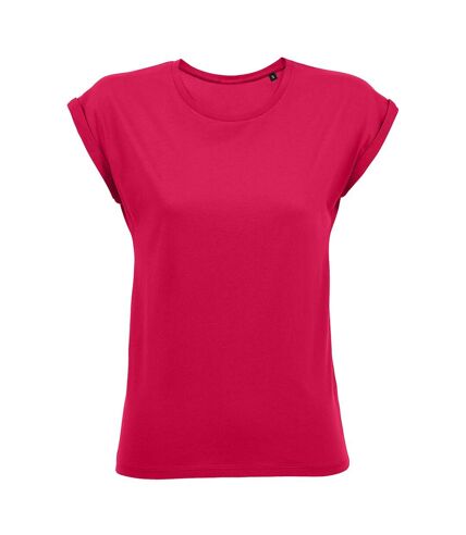 SOLS - T-shirt manches courtes MELBA - Femme (Rose foncé) - UTPC2452