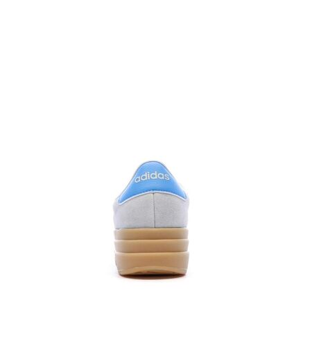 Baskets bleu clair femme adidas court bold