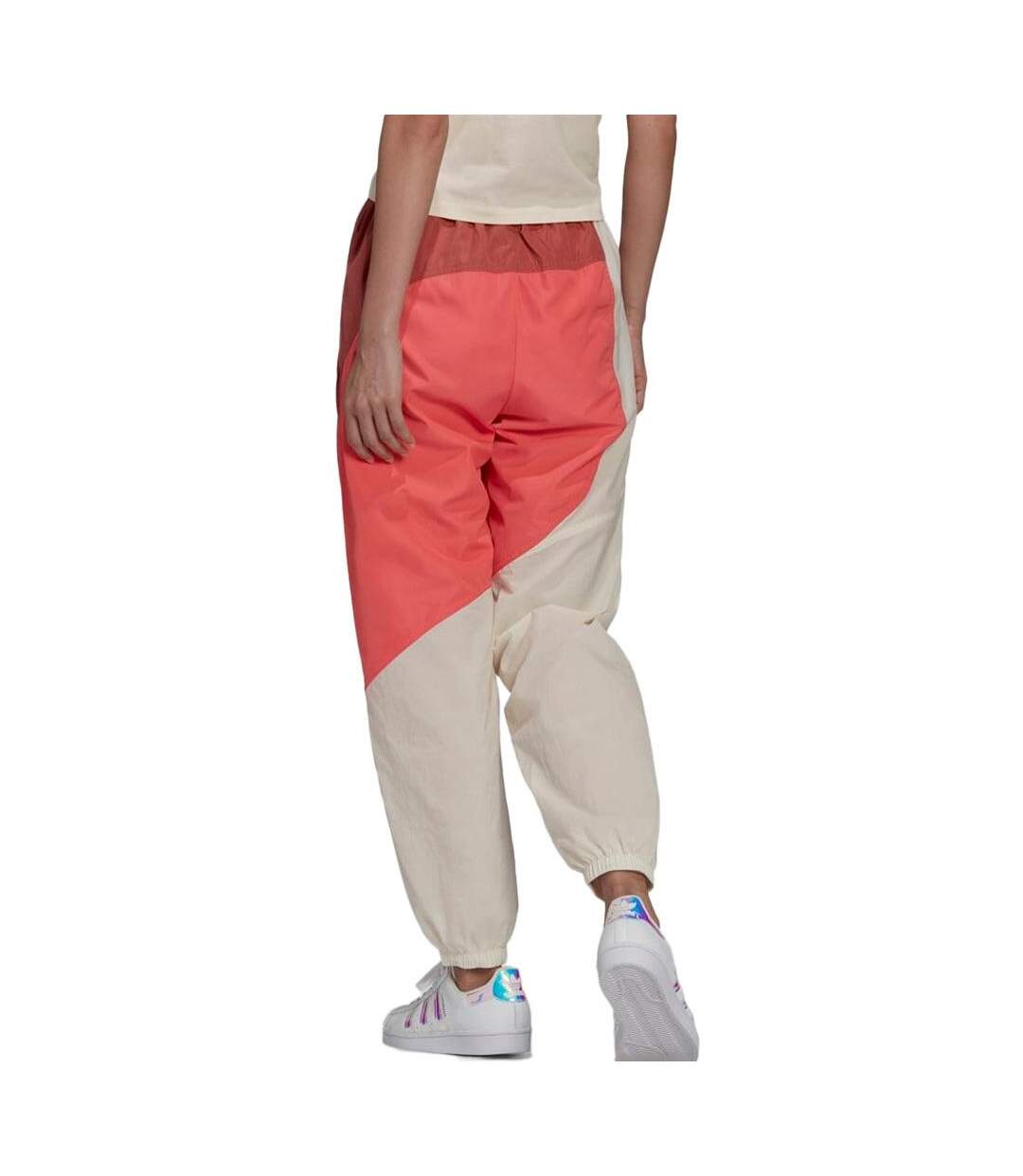 Jogging rose/beige femme adidas pants - l-2