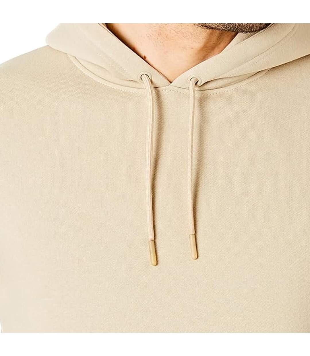 Mens pull over hoodie sand RIPT Essentials-3