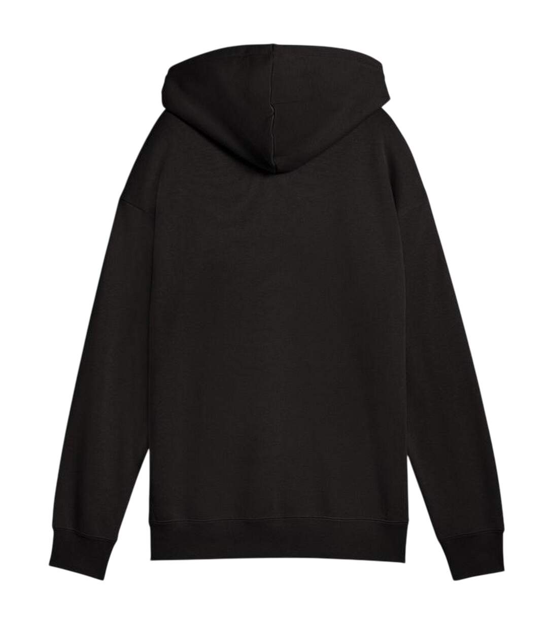 Womens/ladies Overhead Hoodie  Black Puma-3