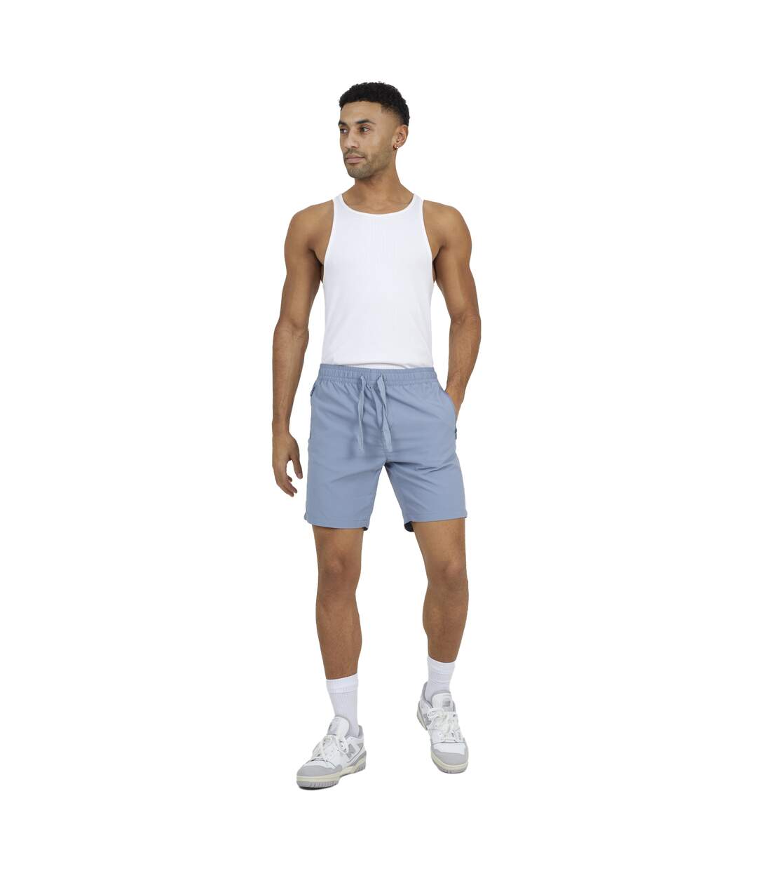 Short Homme Bleu Clair Brave Soul-1