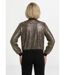 Veste style bomber imprimé métallisé-2