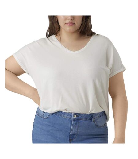 T-shirt Blanc Femme Vero Moda Aya Curve - 42/44