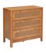 Commode 3 tiroirs TIRIA - Marron-1