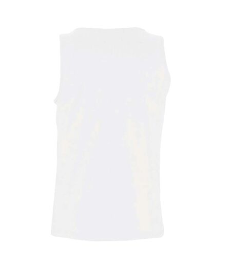 SOLS Mens Justin Sleeveless Tank / Vest Top (White) - UTPC312